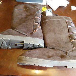 RUE 21 BROWN SUEDE BOOTS...NWT